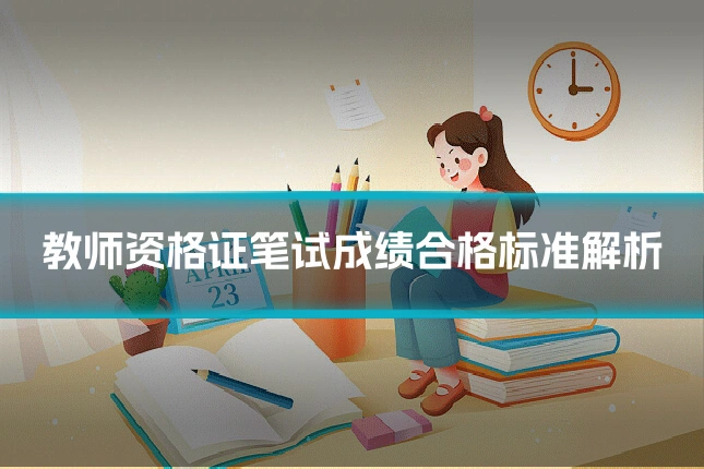 教师资格证笔试成绩合格标准解析