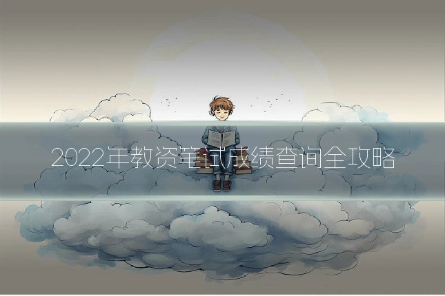 2022年教资笔试成绩查询全攻略