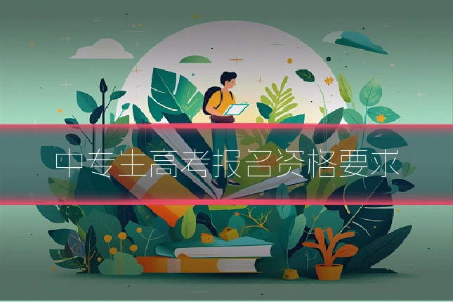 中专生高考报名资格要求