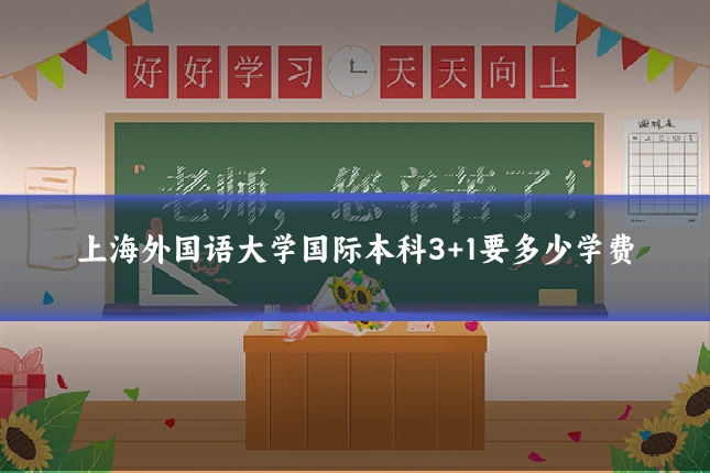 上海外国语大学国际本科3+1要多少学费
