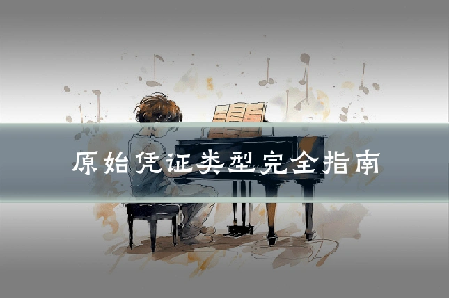 原始凭证类型完全指南