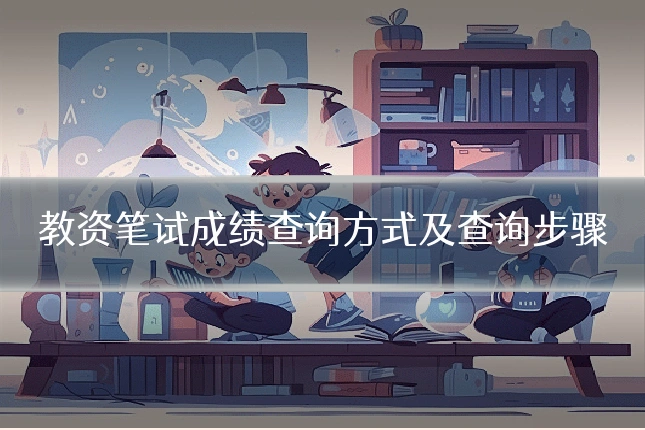 教资笔试成绩查询方式及查询步骤