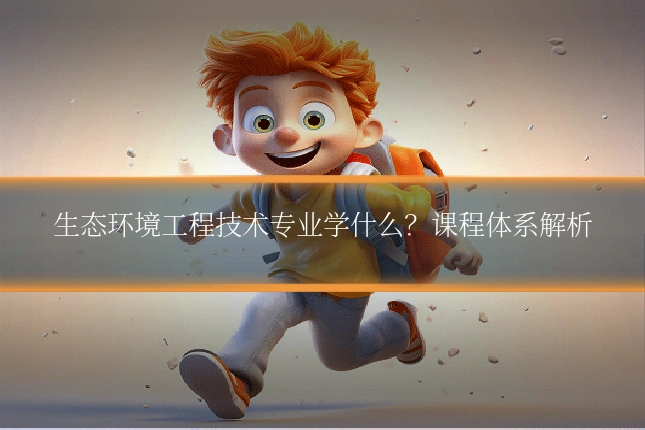 生态环境工程技术专业学什么？课程体系解析
