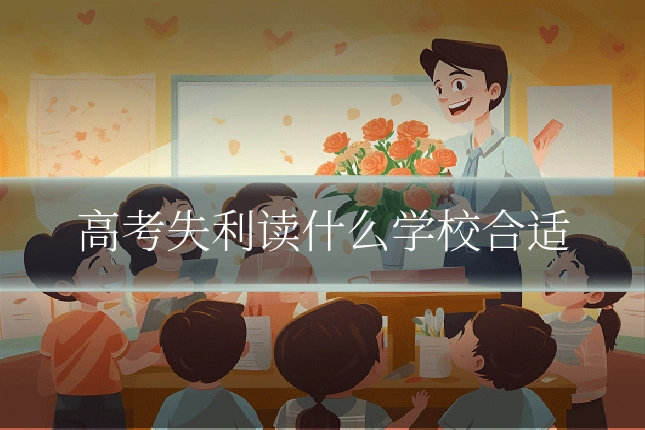 高考失利读什么学校合适