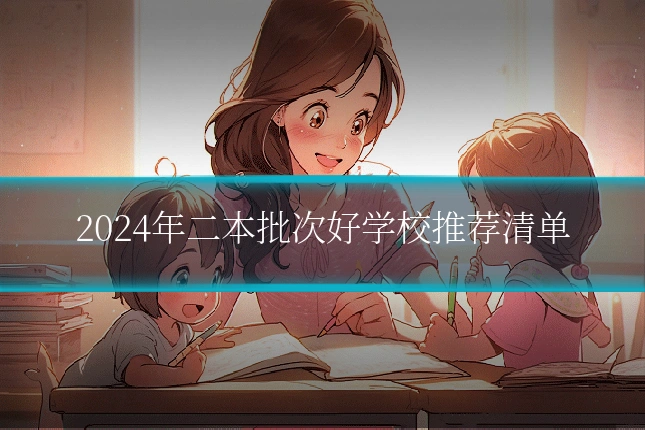 2024年二本批次好学校推荐清单