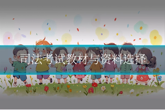 司法考试教材与资料选择