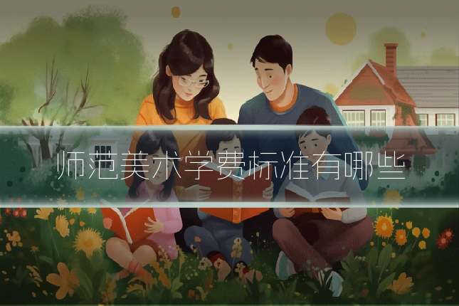 师范美术学费标准有哪些