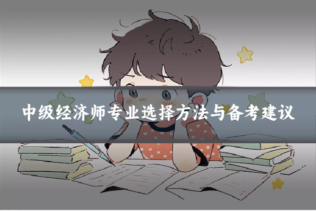 中级经济师专业选择方法与备考建议