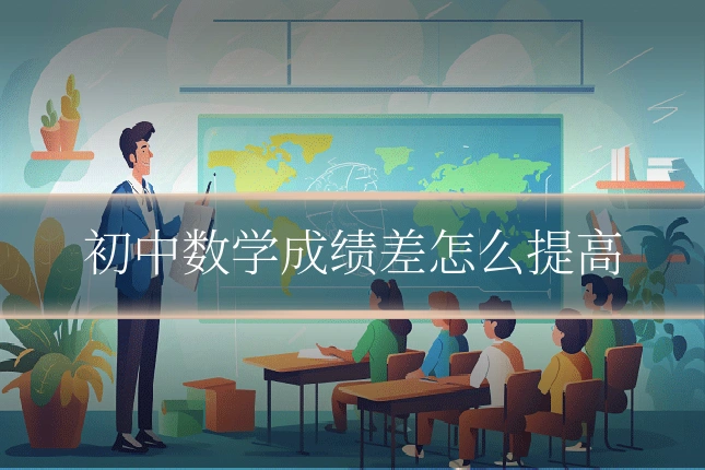 初中数学成绩差怎么提高