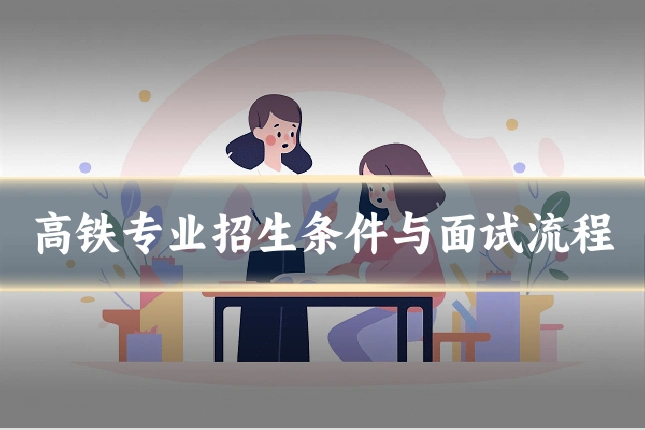 高铁专业招生条件与面试流程