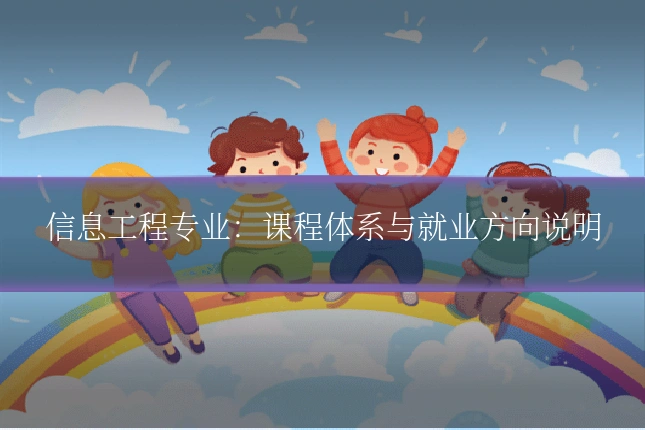 信息工程专业：课程体系与就业方向说明