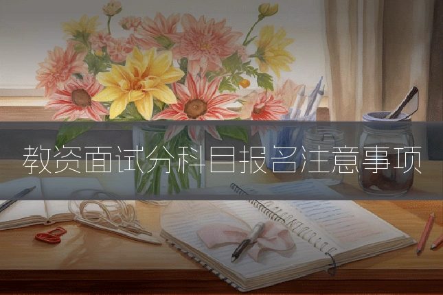 教资面试分科目报名注意事项