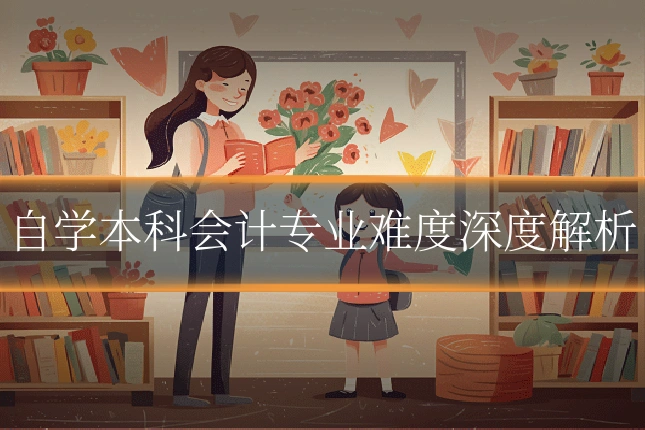 自学本科会计专业难度深度解析