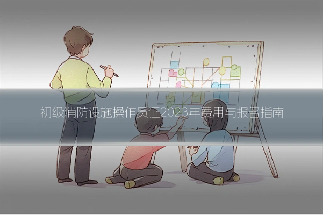初级消防设施操作员证2023年费用与报名指南