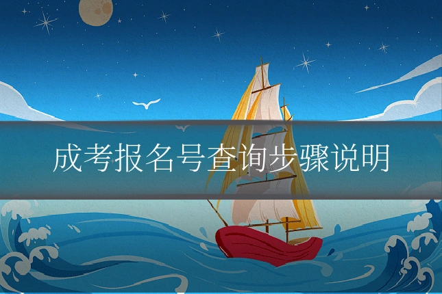 成考报名号查询步骤说明