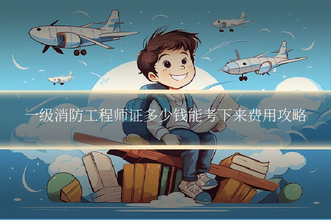 一级消防工程师证多少钱能考下来费用攻略