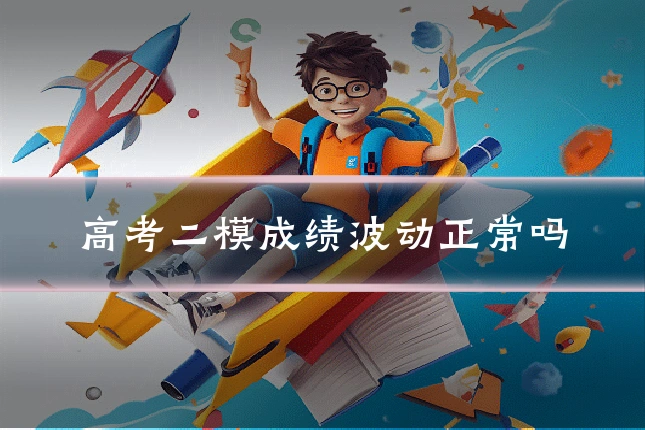 高考二模成绩波动正常吗