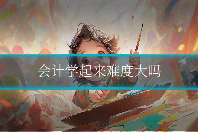 会计学起来难度大吗