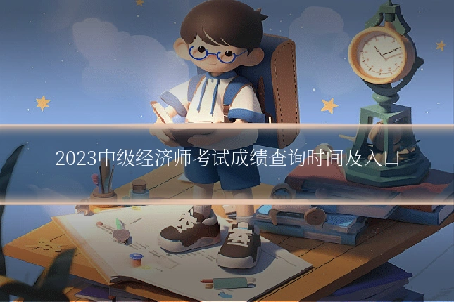 2023中级经济师考试成绩查询时间及入口