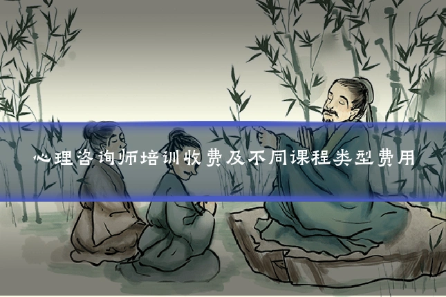 心理咨询师培训收费及不同课程类型费用