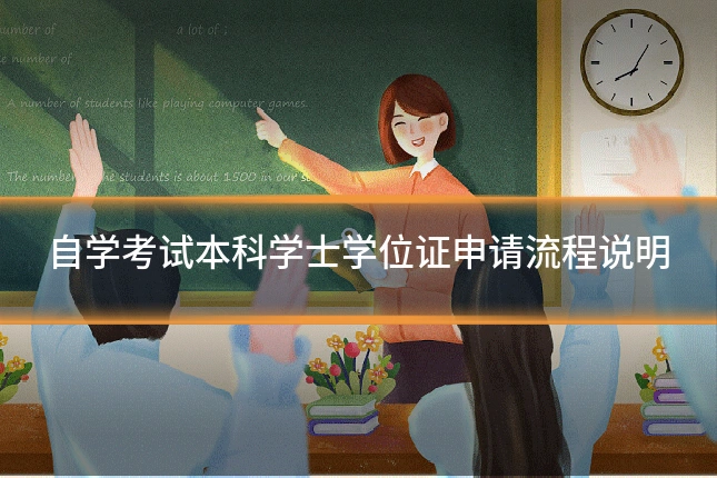 自学考试本科学士学位证申请流程说明