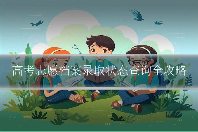 高考志愿档案录取状态查询全攻略