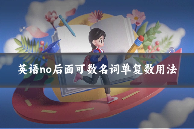 英语no后面可数名词单复数用法
