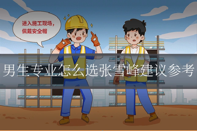 男生专业怎么选张雪峰建议参考