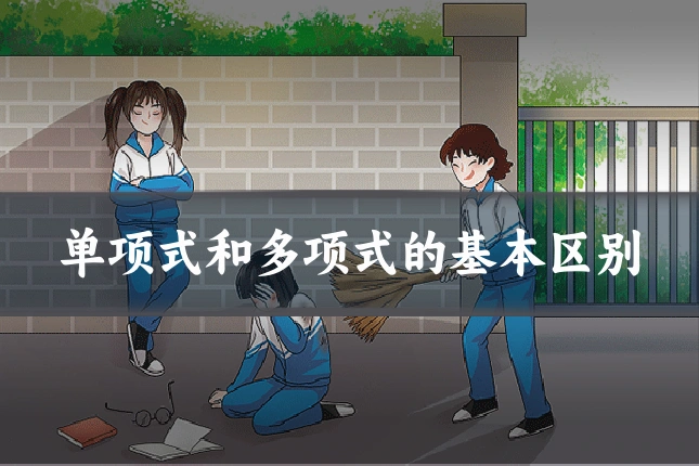 单项式和多项式的基本区别