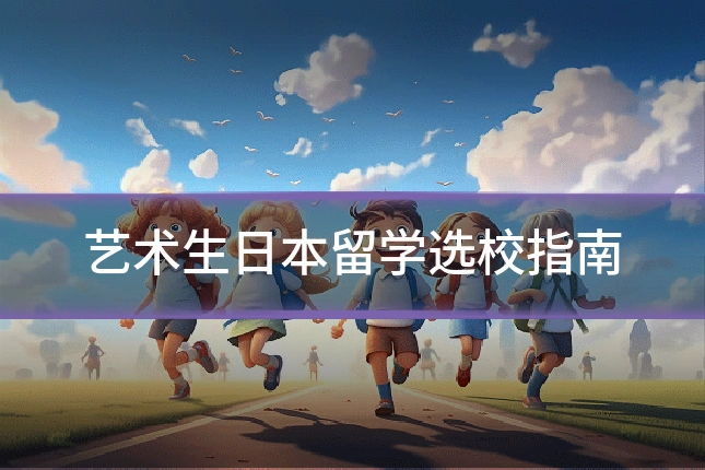 艺术生日本留学选校指南