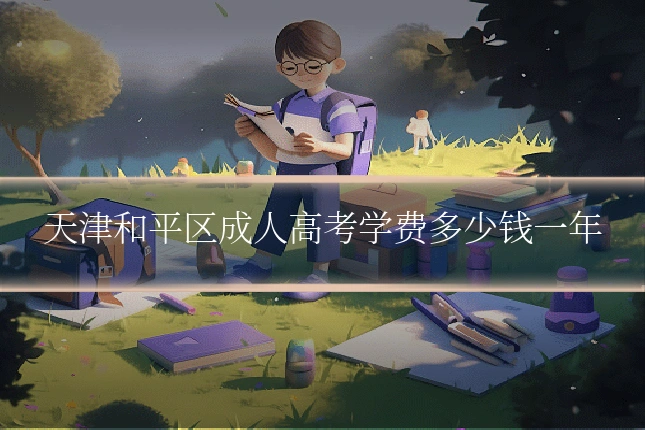 天津和平区成人高考学费多少钱一年