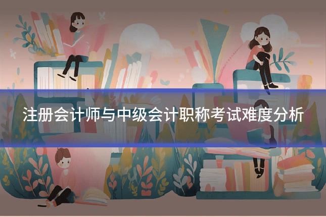 注册会计师与中级会计职称考试难度分析