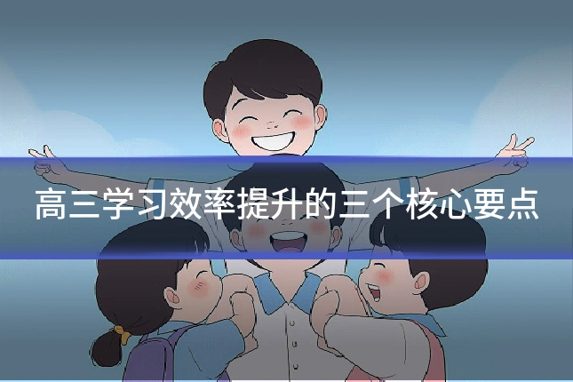 高三学习效率提升的三个核心要点