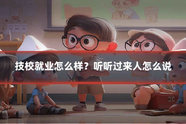 技校就业怎么样?听听过来人怎么说