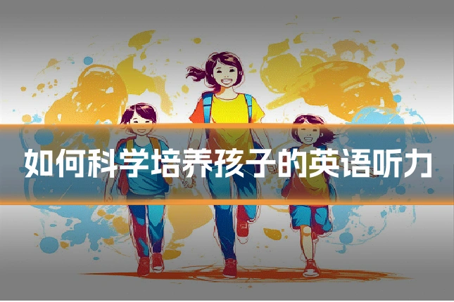 如何科学培养孩子的英语听力