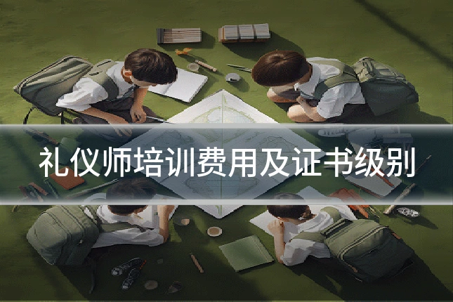 礼仪师培训费用及证书级别