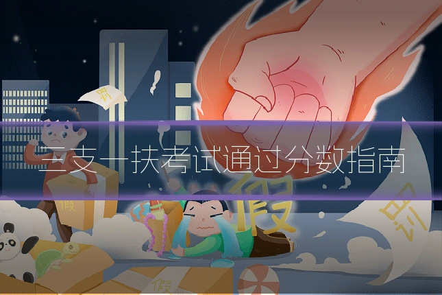 三支一扶考试通过分数指南