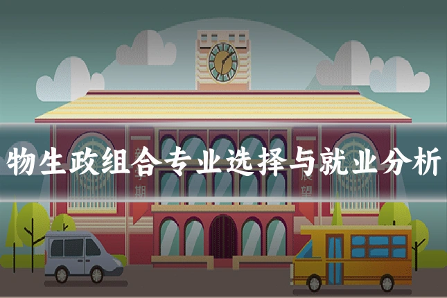 物生政组合专业选择与就业分析