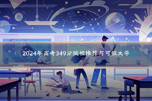 2024年高考349分院校推荐与可报大学