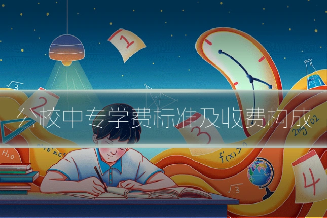 公校中专学费标准及收费构成