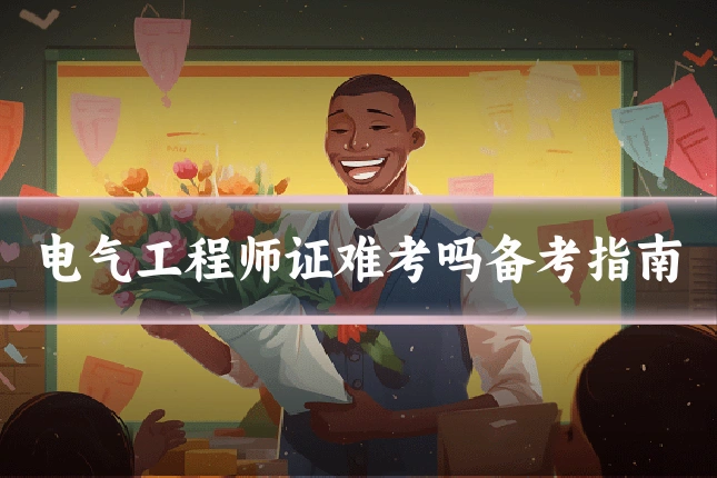 电气工程师证难考吗备考指南