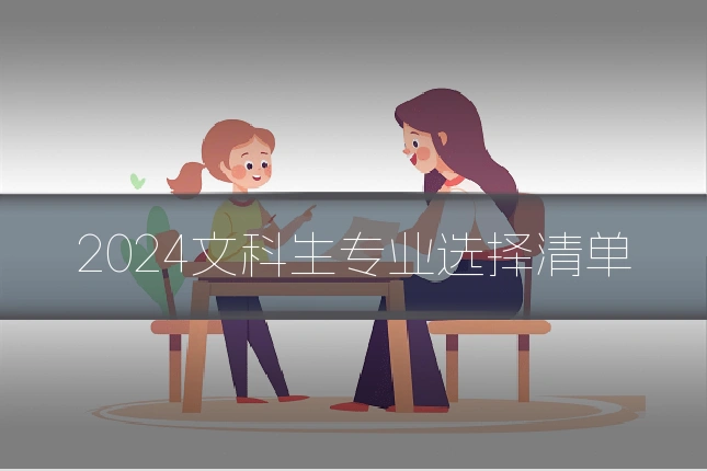 2024文科生专业选择清单