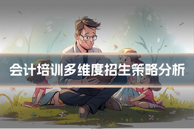 会计培训多维度招生策略分析