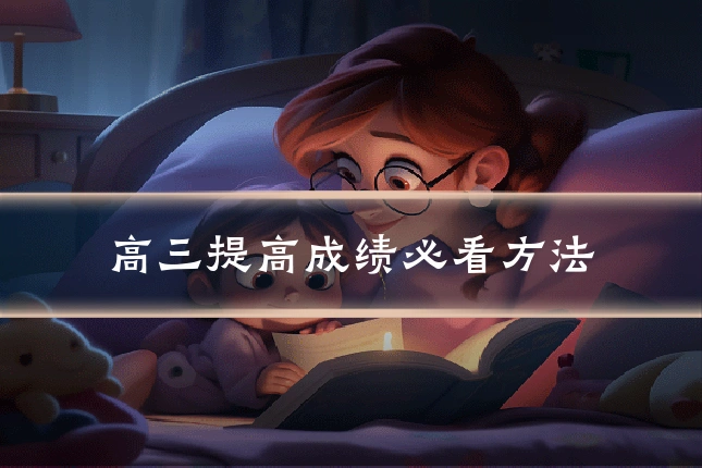 高三提高成绩必看方法