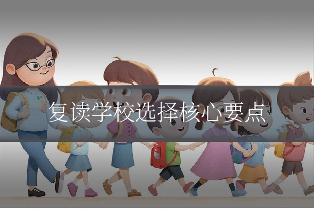 复读学校选择核心要点