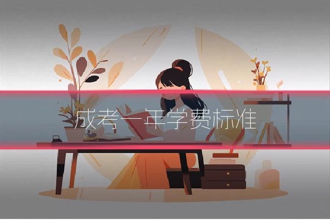 成考一年学费标准