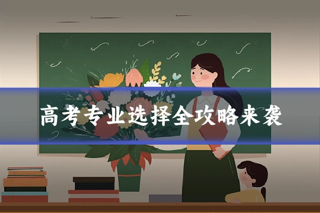 高考专业选择全攻略来袭
