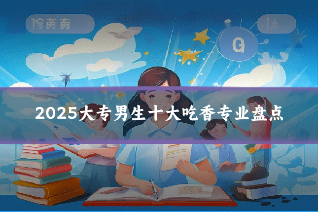 2025大专男生十大吃香专业盘点