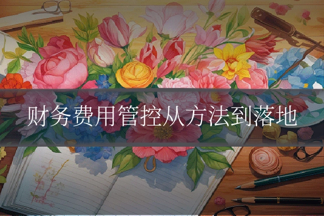 财务费用管控从方法到落地