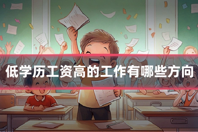 低学历工资高的工作有哪些方向